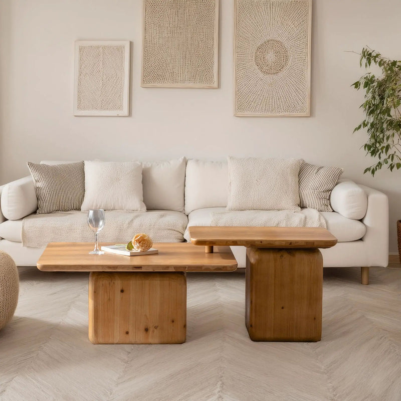 Square Coffee Table Set (Set of 2) by Unique Piece Furniture