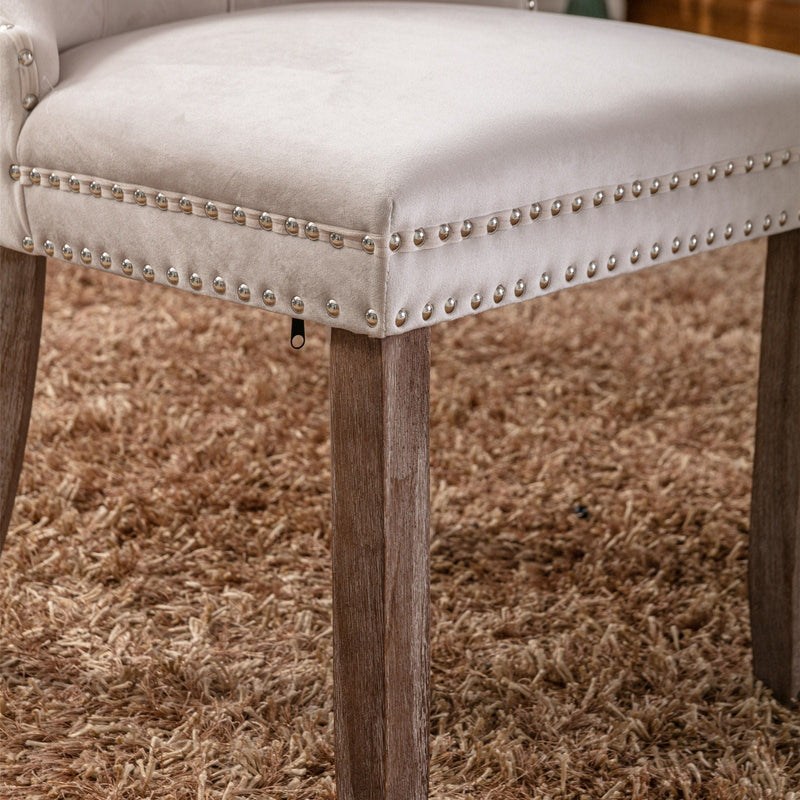 Nikki - High-End Tufted Dining Chair (Set of 2) by HouseOfZazla