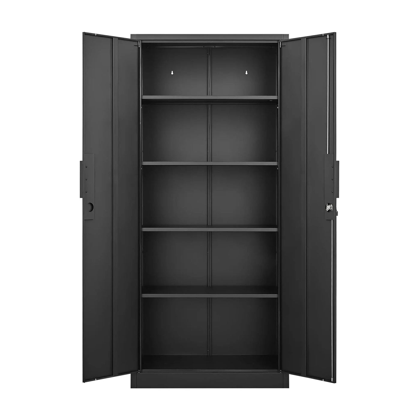 2 Door File Cabinet With Lock, 4 Adjustable Shelves, Heavy-Duty by HouseOfZazla