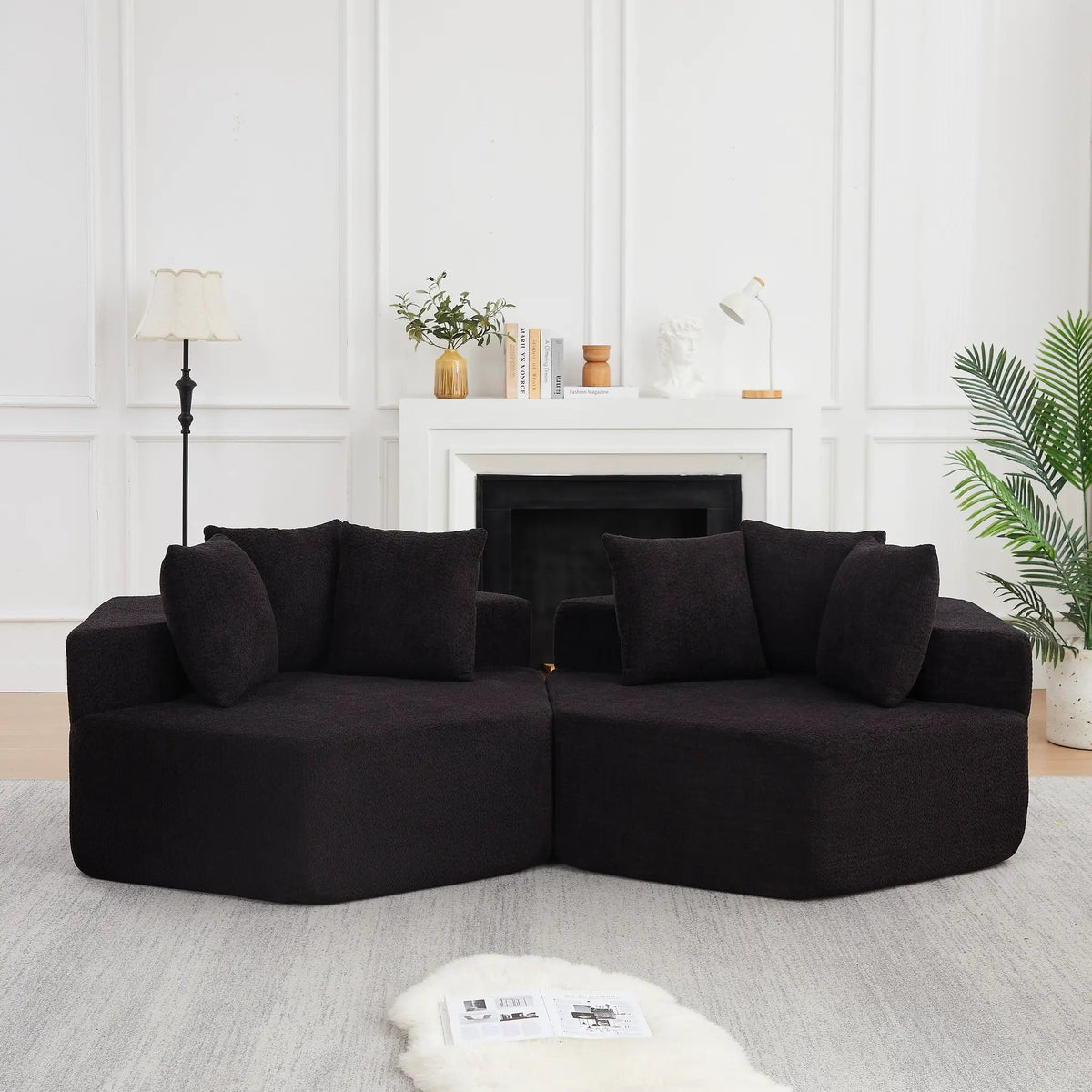 54-Inch Modern-Style Hexagonal Lounge Chair by HouseOfZazla