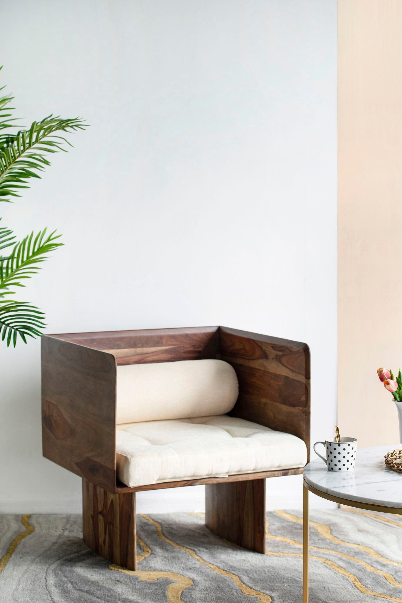Wooden Sofa - Brown by HouseOfZazla