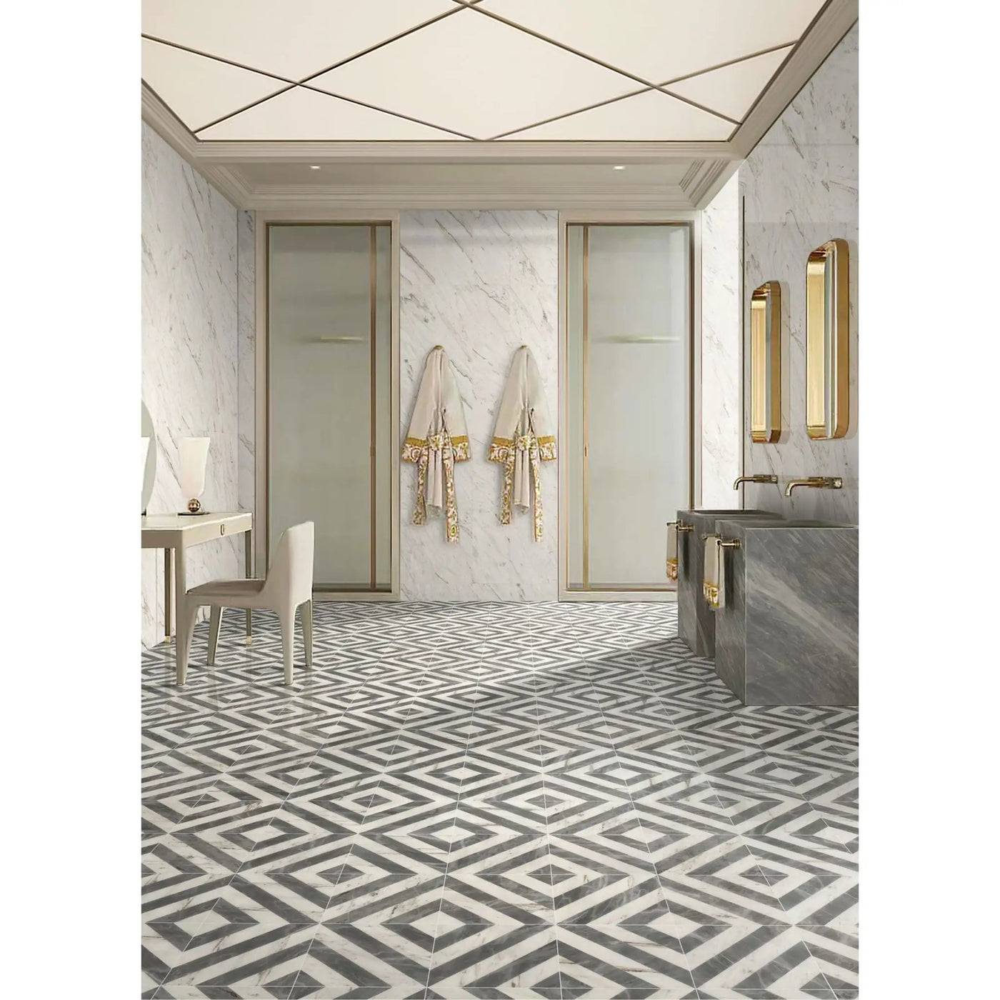 Marble Tile For Floor And Wall by HouseOfZazla