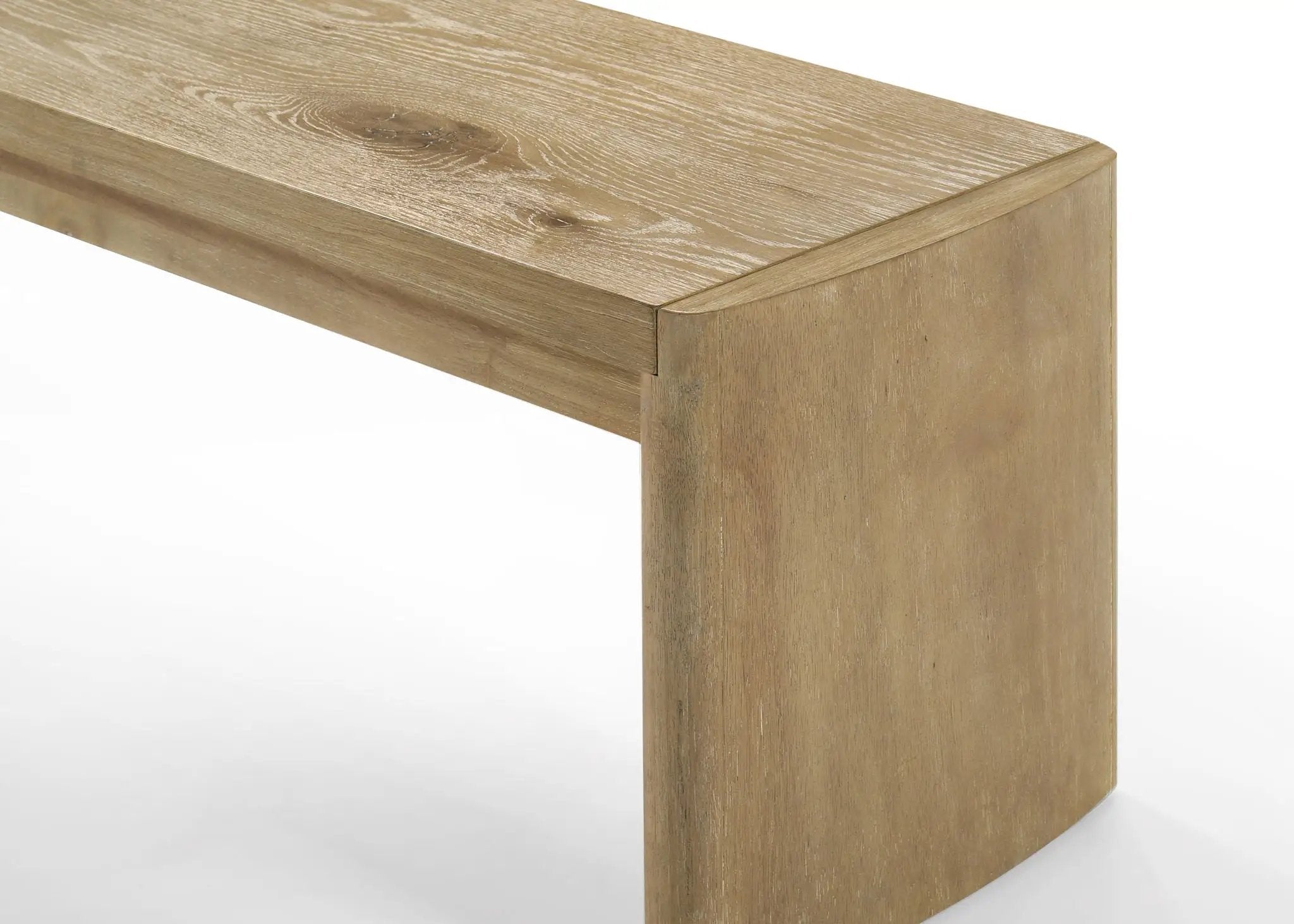 Magnus - Wide Dining Bench - Wooden Oak by Unique Piece Furniture