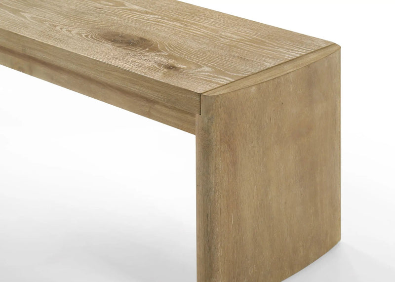 Magnus - Wide Dining Bench - Wooden Oak by HouseOfZazla
