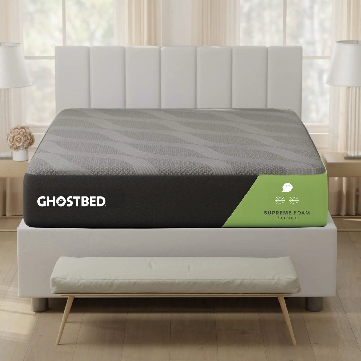 Supreme - 12" Foam Mattress With Procore Technology And Cooling Cover by HouseOfZazla