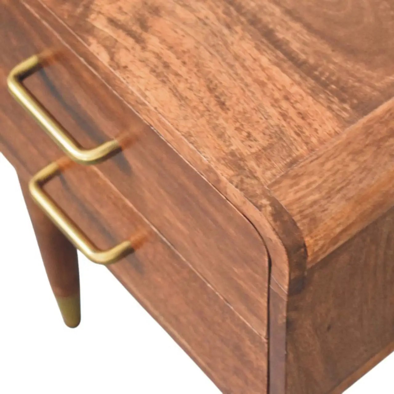 Solid Wood Astor 2-Drawer Nightstand by HouseOfZazla