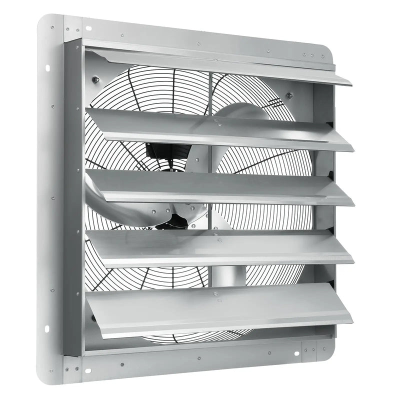 24'' Shutter Exhaust Fan with High-Speed 3320 CFM Airflow by HouseOfZazla