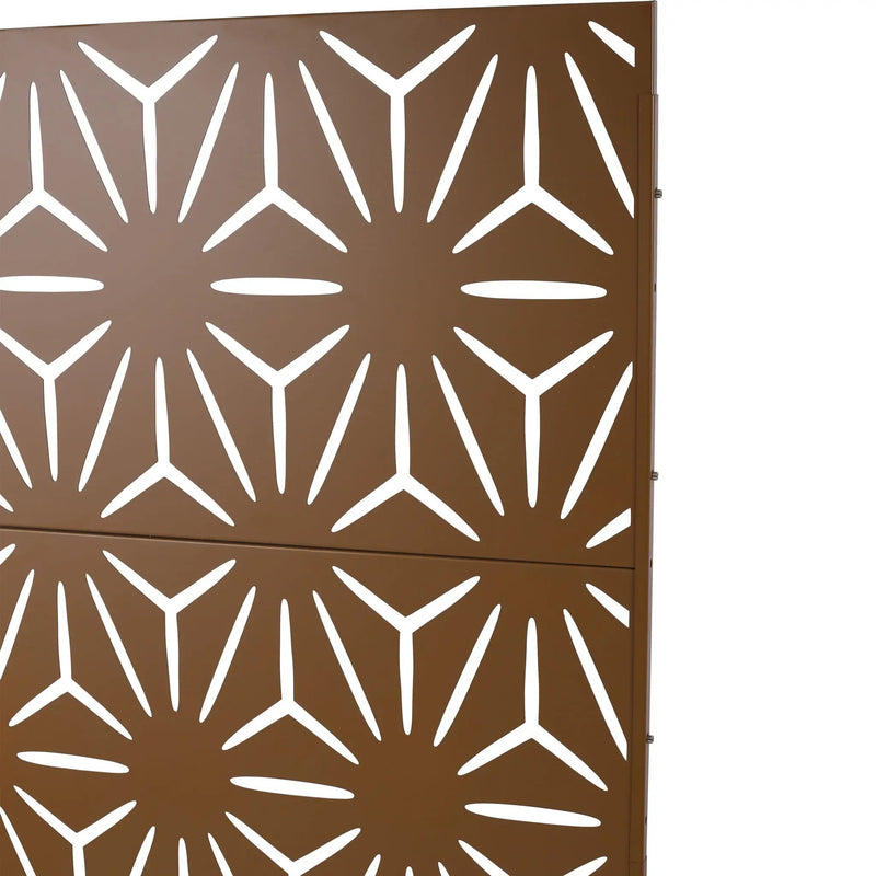 Outdoor & Indoor Metal Privacy Screen, Freestanding Decorative Panels by Unique Piece Furniture