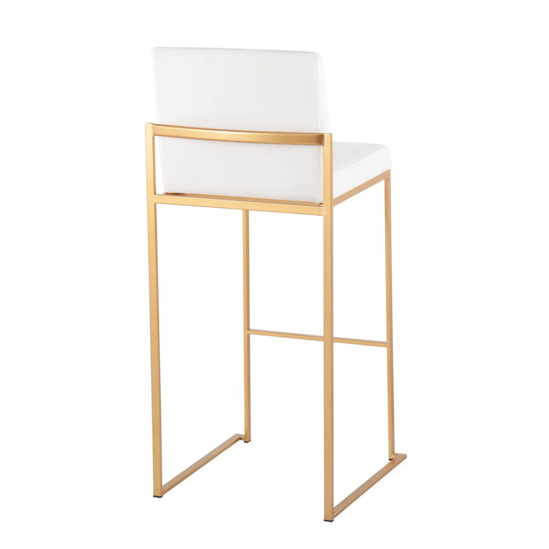 Fuji - Contemporary Design High Back Barstool by HouseOfZazla