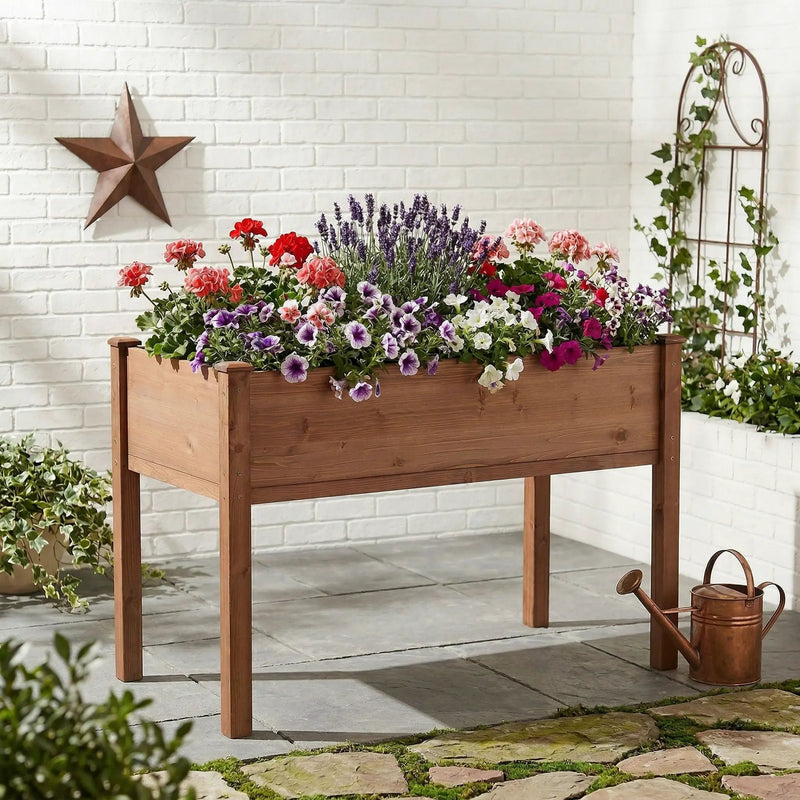 Elevated Raised Garden Bed For Outdoor by Unique Piece Furniture