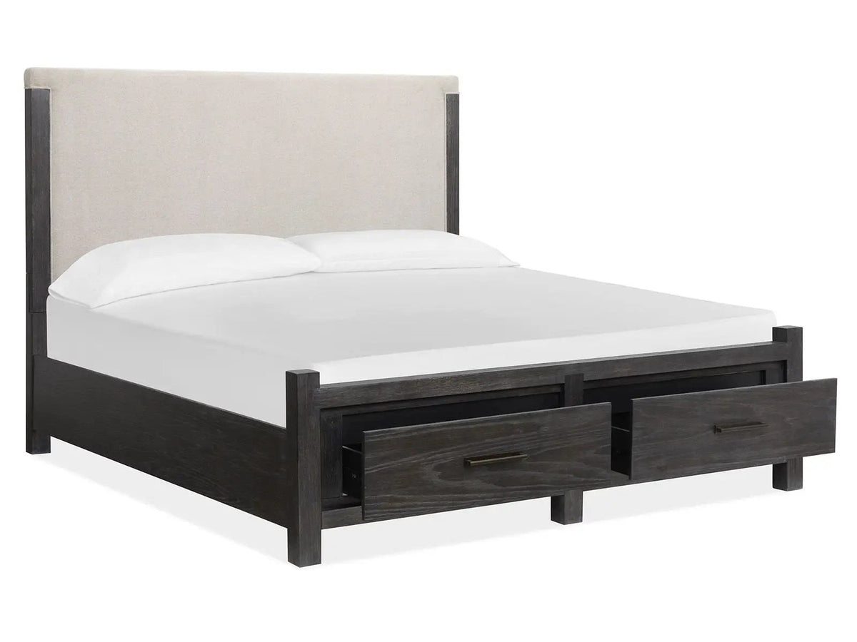 Plum Creek - Upholstered Panel Storage Bed, photo 7 of 18