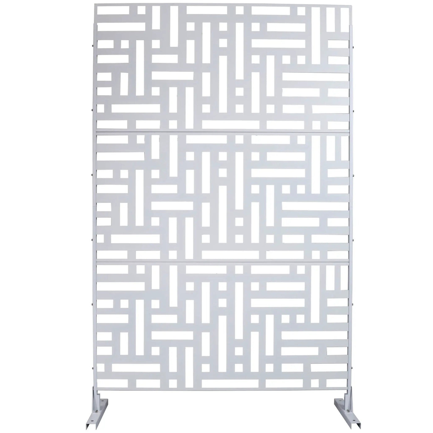 Decorative Freestanding Metal Privacy Screen For Indoor & Outdoor Use by HouseOfZazla