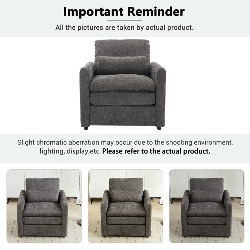 Cozy Upholstered Cushion Armchair For Living Room by Unique Piece Furniture