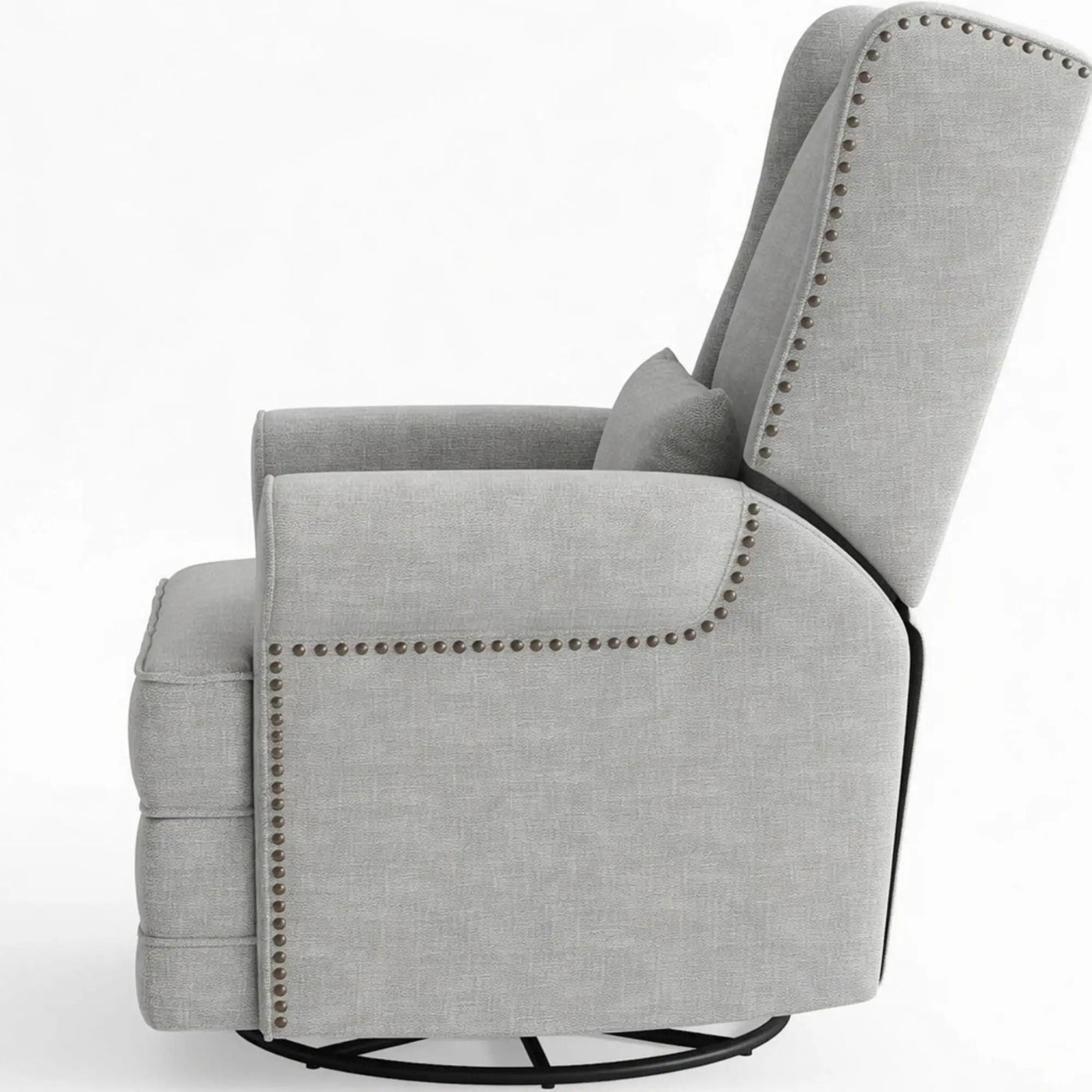 Extra Wide Swivel Recliner Glider Chair With Footrest by HouseOfZazla
