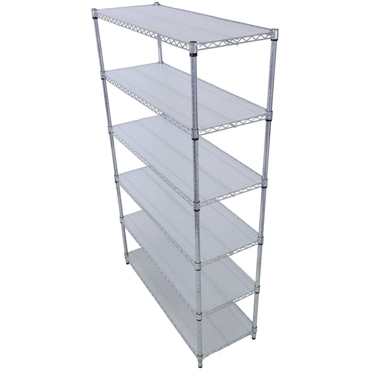 6 Tier Heavy Duty Metal Shelf Wire Shelving Unit, photo 40 of 40