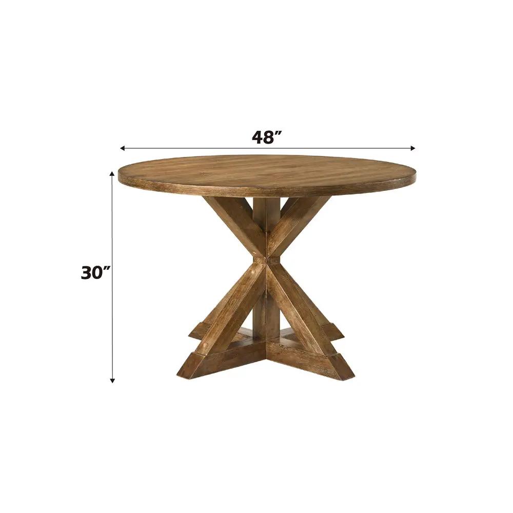 Wallace II - Dining Table - Weathered Oak by Unique Piece Furniture