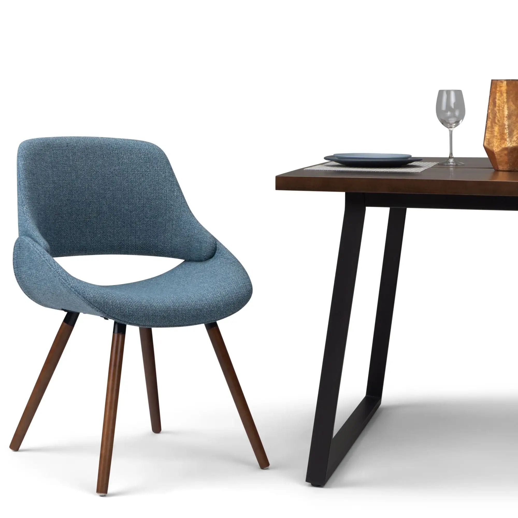 Malden - Bentwood Upholstered Dining Chair With Wood Back by Unique Piece Furniture