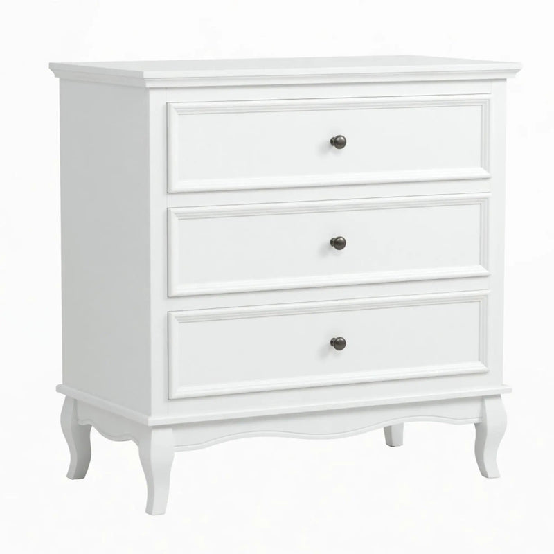 3 Drawer Dresser - White by HouseOfZazla