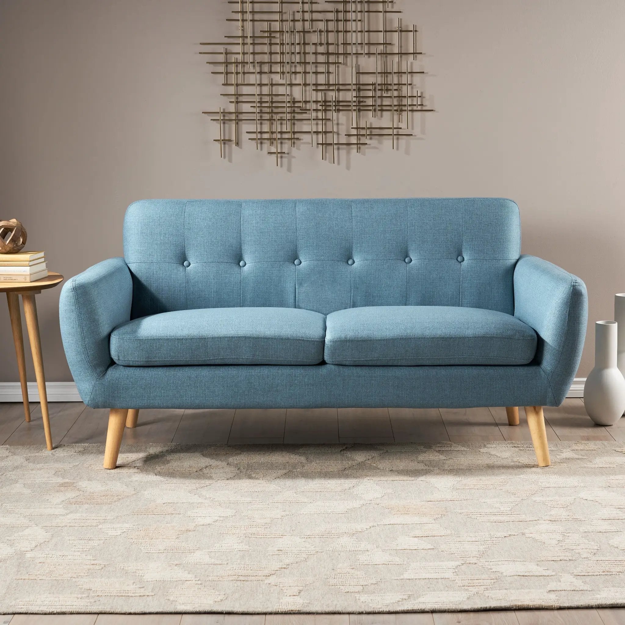 67.25" Button Tufted Loveseat by HouseOfZazla