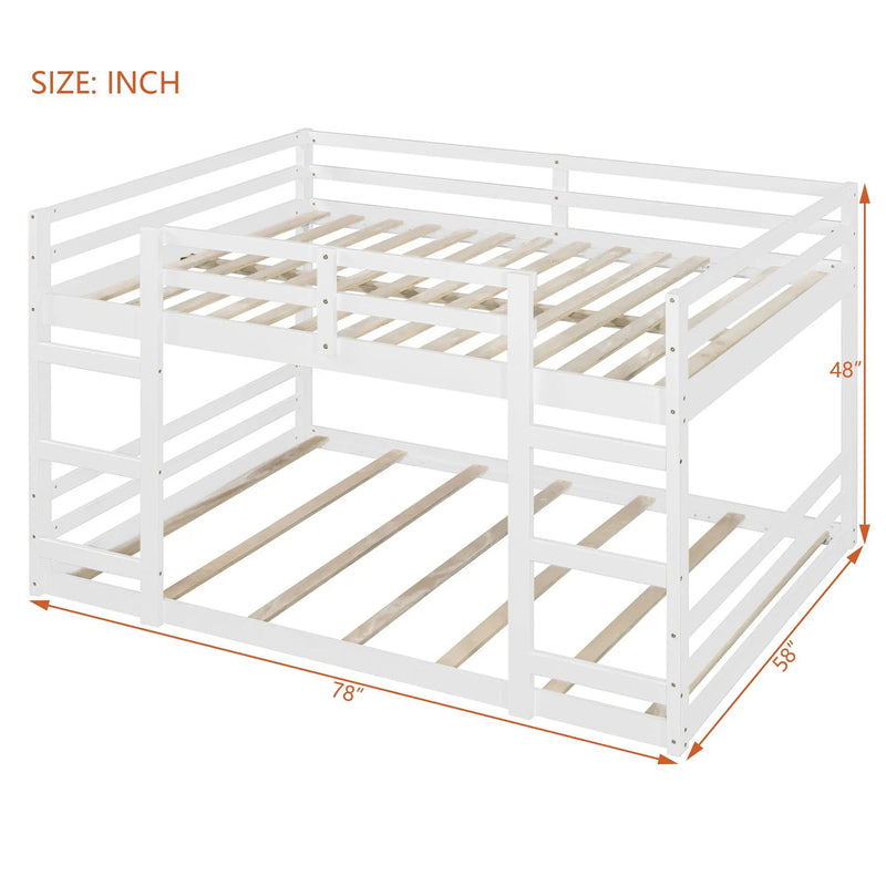 Solid Construction, Bunk Bed With Ladder