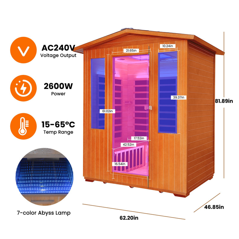 3-4 Person Outdoor Sauna Room, photo 3 of 10
