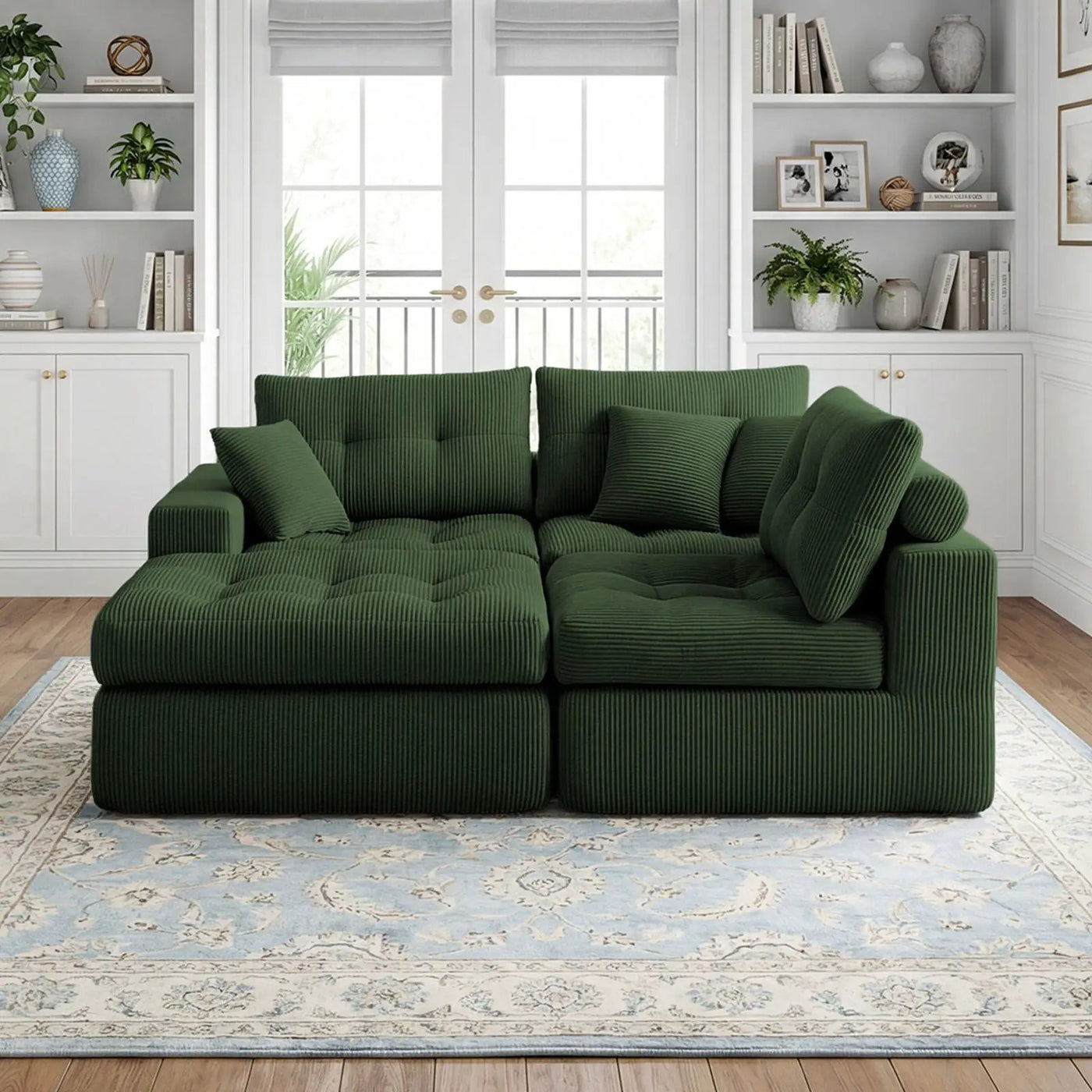 Corner Chaise L-Shaped Sectional Sofa Bed by HouseOfZazla