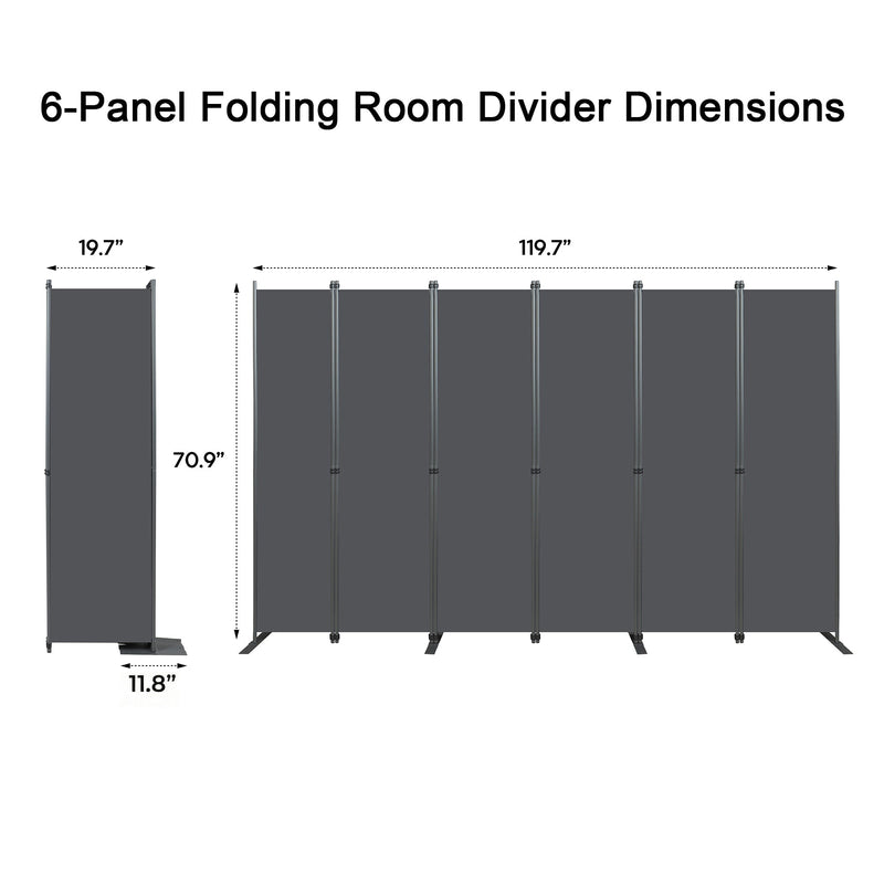 Room Divider 6-Panel - 120" W × 71" H, photo 6 of 9