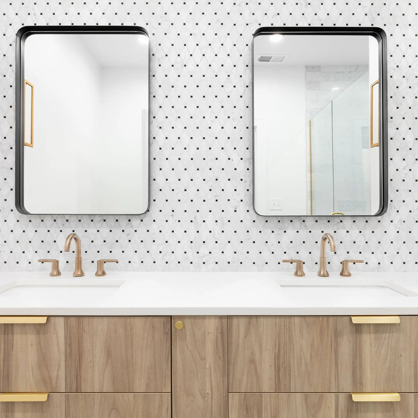 Wall Mirror Rectangular Mirror Metal Framed Mirror Vanity Mirror Dressing Mirror, For Bathroom, Living Room, Bedroom by HouseOfZazla