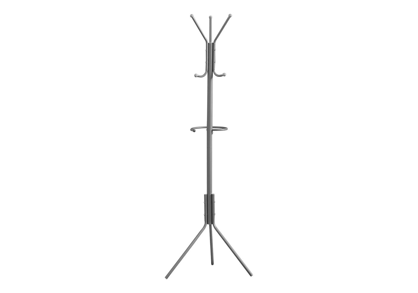 Freestanding Coat Rack with 6 Hooks and Hanging Bar by HouseOfZazla