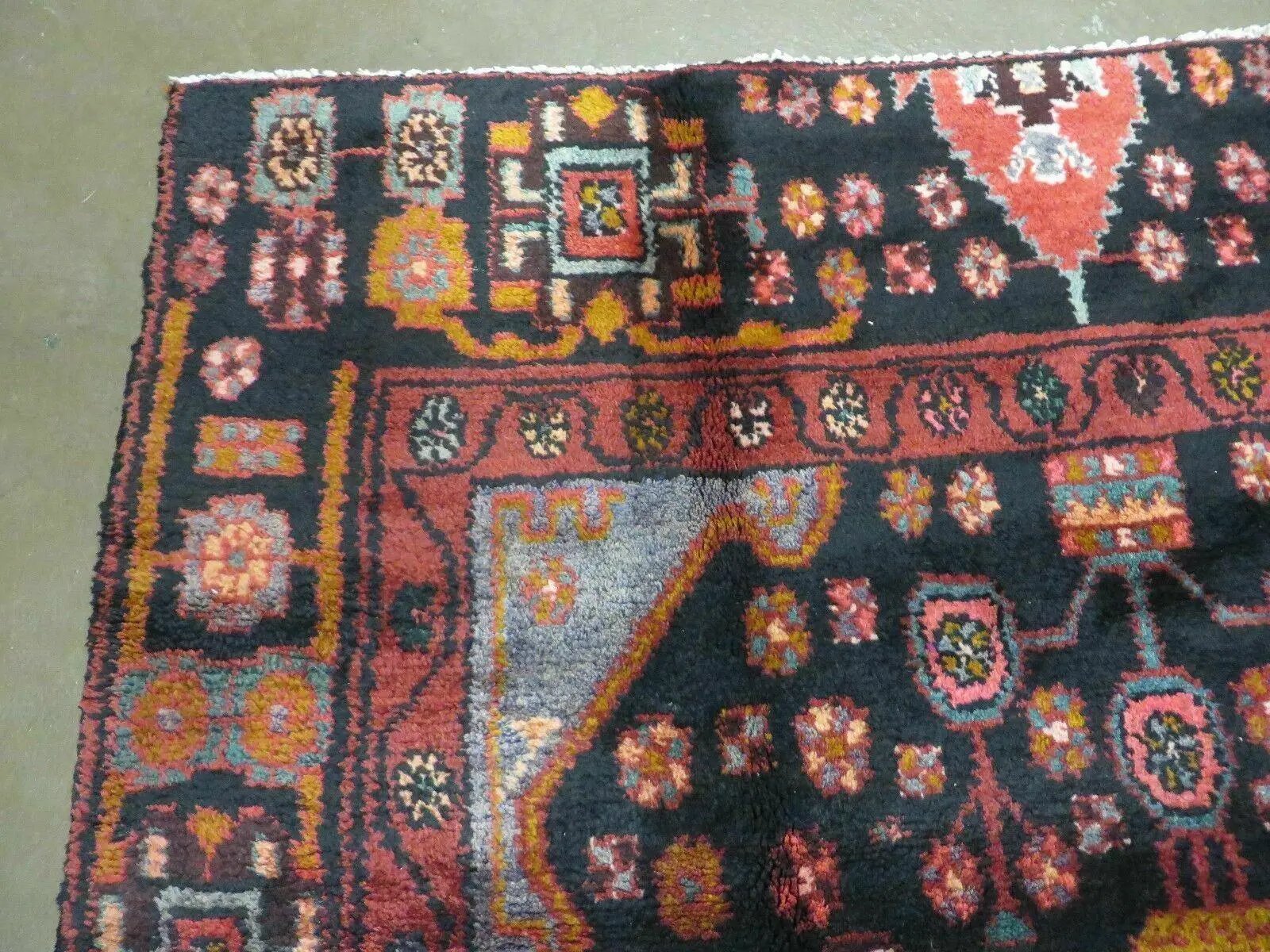 4' X 10' Antique Handmade Tribal Turkish Oriental Floral Wool Rug Organic Nice by Jewel Rugs