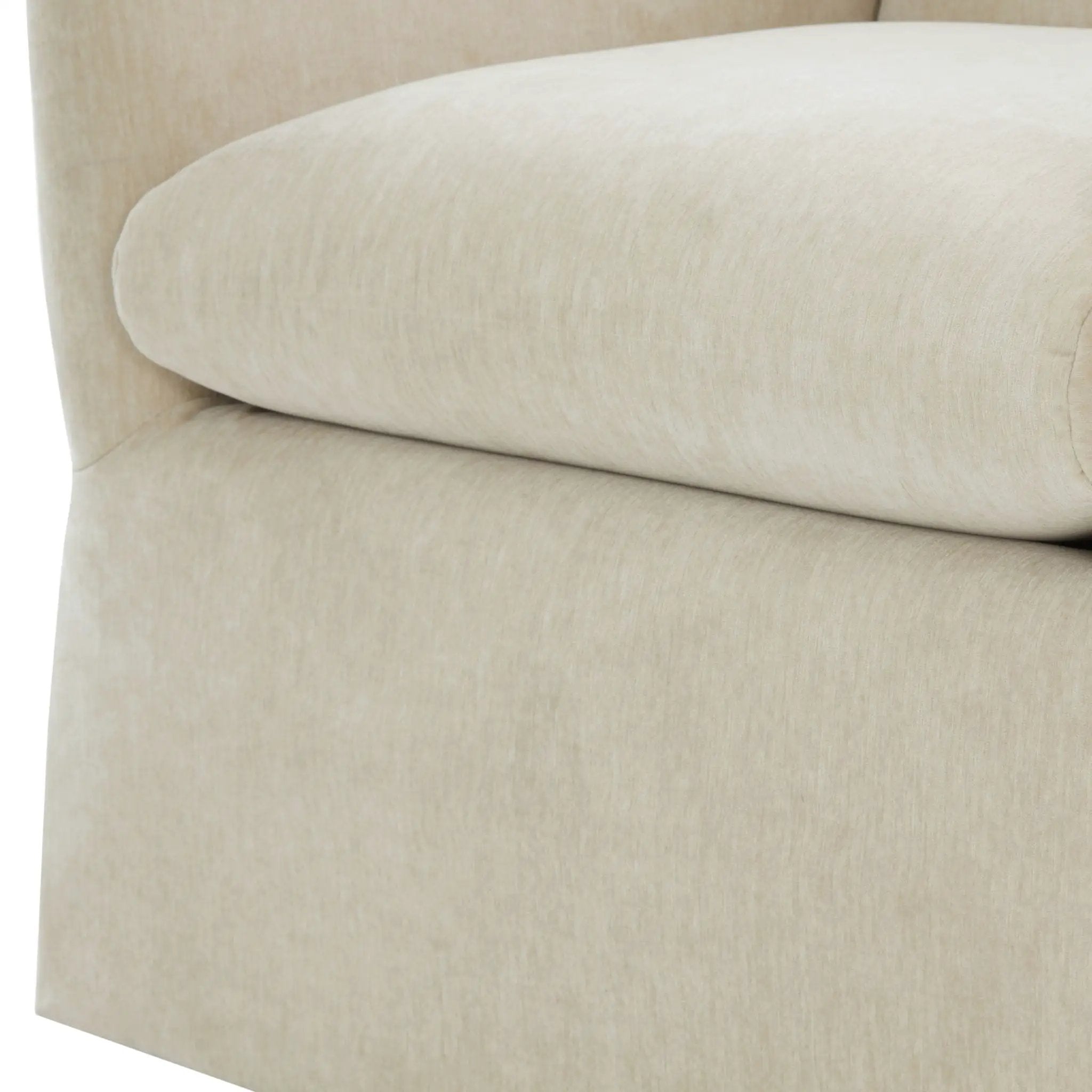 Luisa - Skirted Swivel Accent Chair by HouseOfZazla