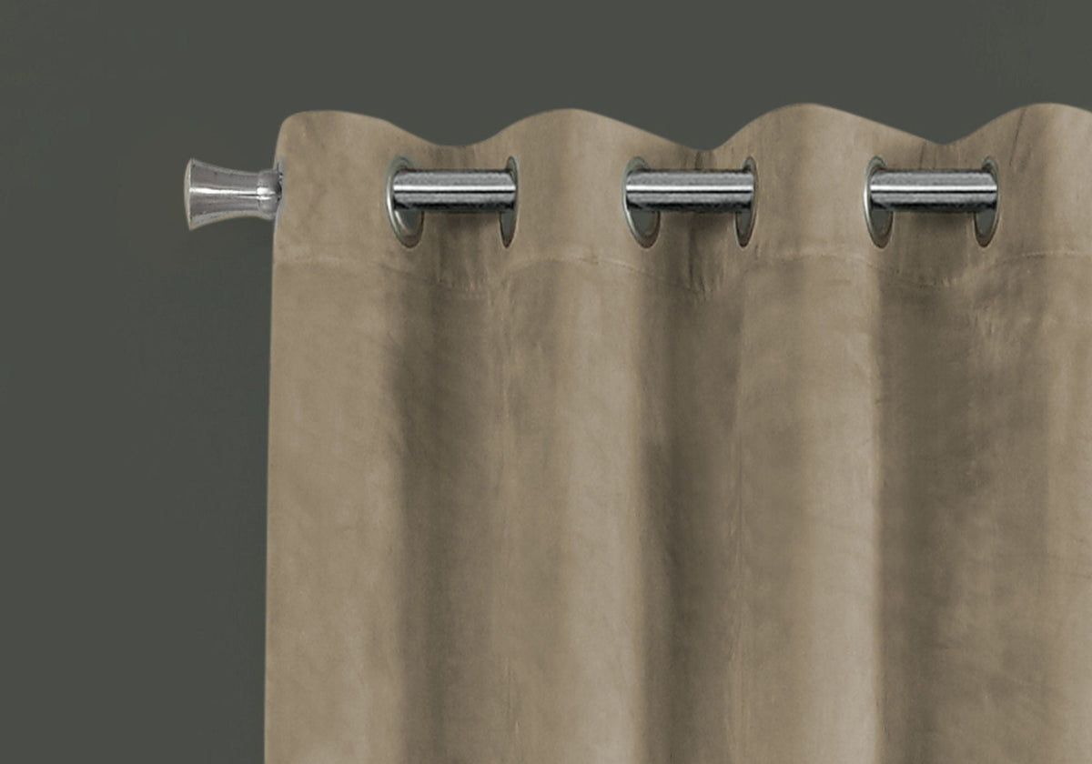 2 Pieces Set Room Darkening Curtain Panels with Grommet, photo 18 of 28