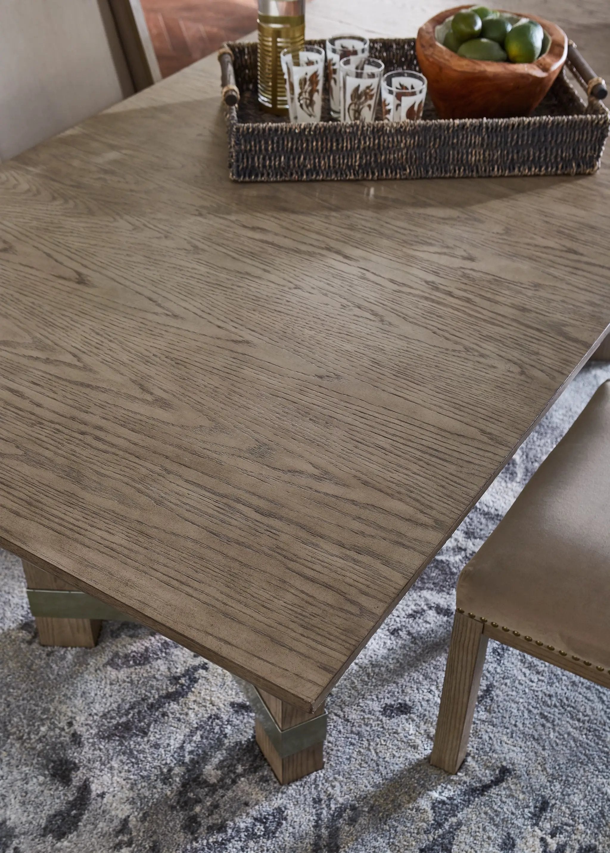 Chrestner - Rectangular Dining Room Table - Gray by Unique Piece Furniture