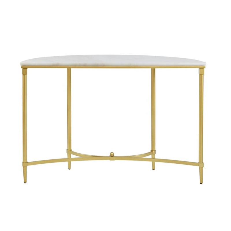 Bordeaux - Console Table - White / Gold by HouseOfZazla