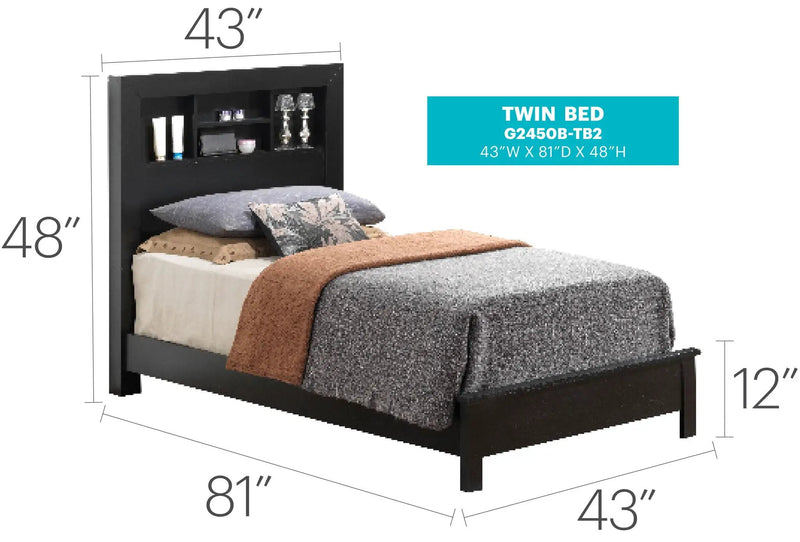 Bed With Transitional Design Stylish by Unique Piece Furniture