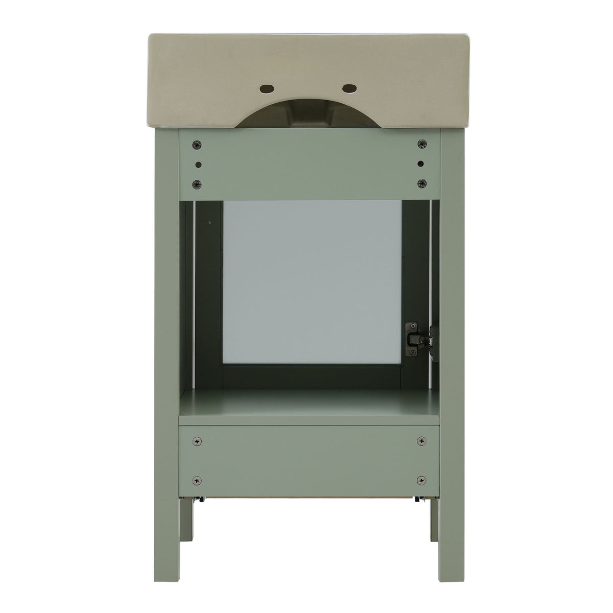 Bathroom Vanity with Ceramic Sink and Ample Storage - Blue, Green, or Black, photo 25 of 40