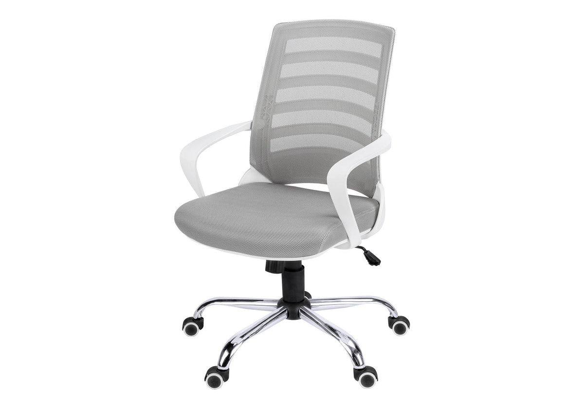 Ergonomic Swivel Office Chair with Adjustable Height and Armrests – Black or Gray, photo 5 of 8