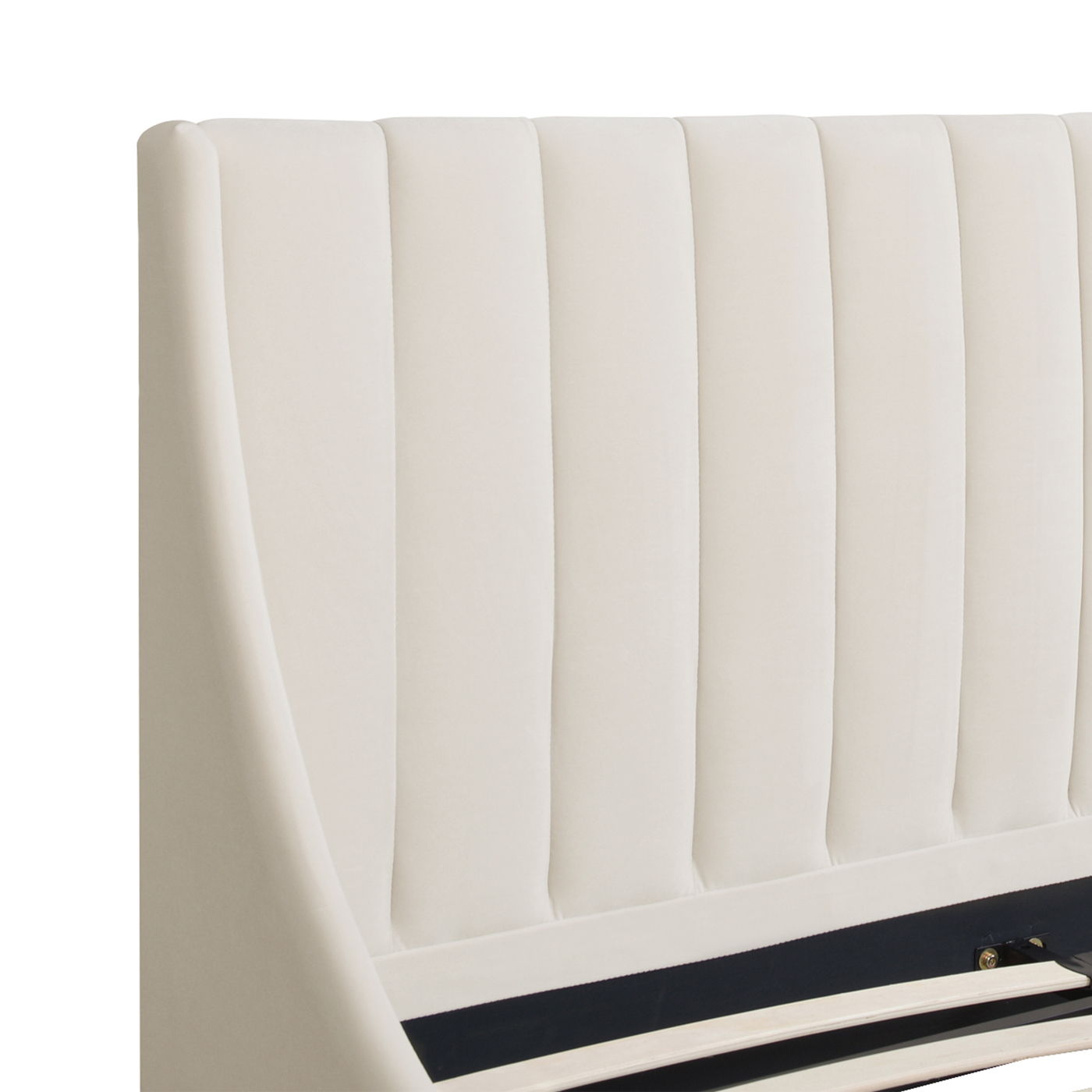 Aspen - Vertical Tufted Modern Headboard Platform Bed Set by HouseOfZazla