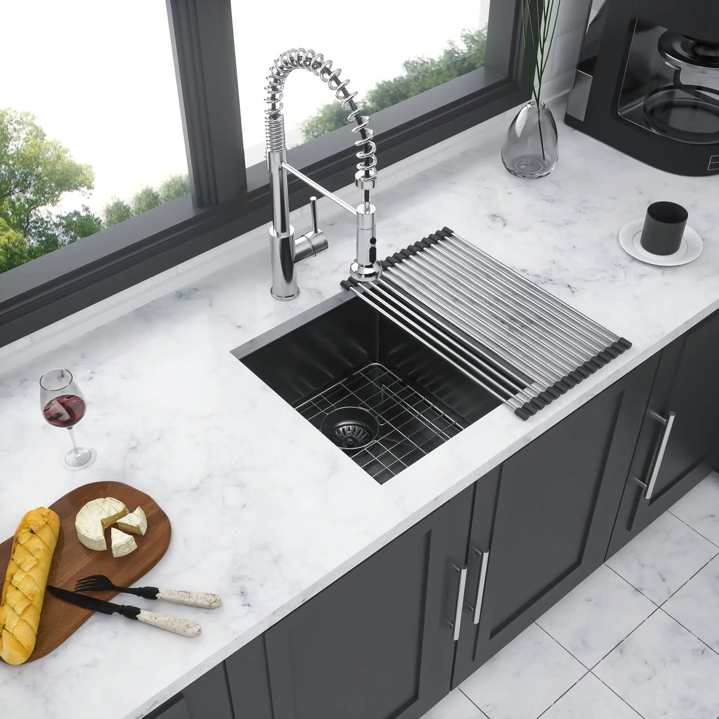 Undermount Kitchen Sink With Deep Single Bowl by HouseOfZazla