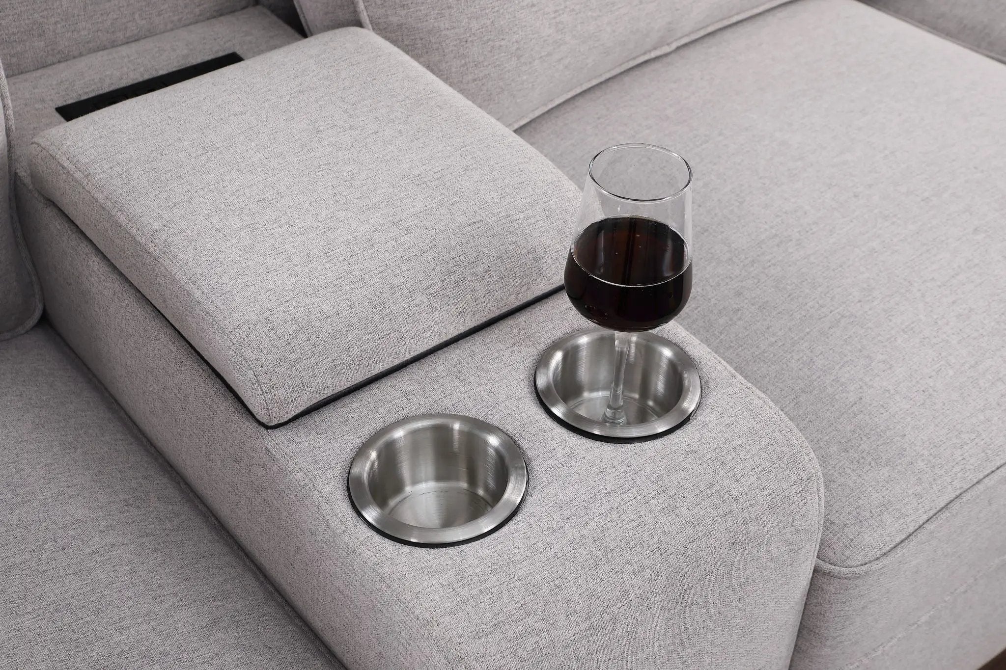 Tina - 8 Piece Upholstered Sectional With Ottoman by HouseOfZazla