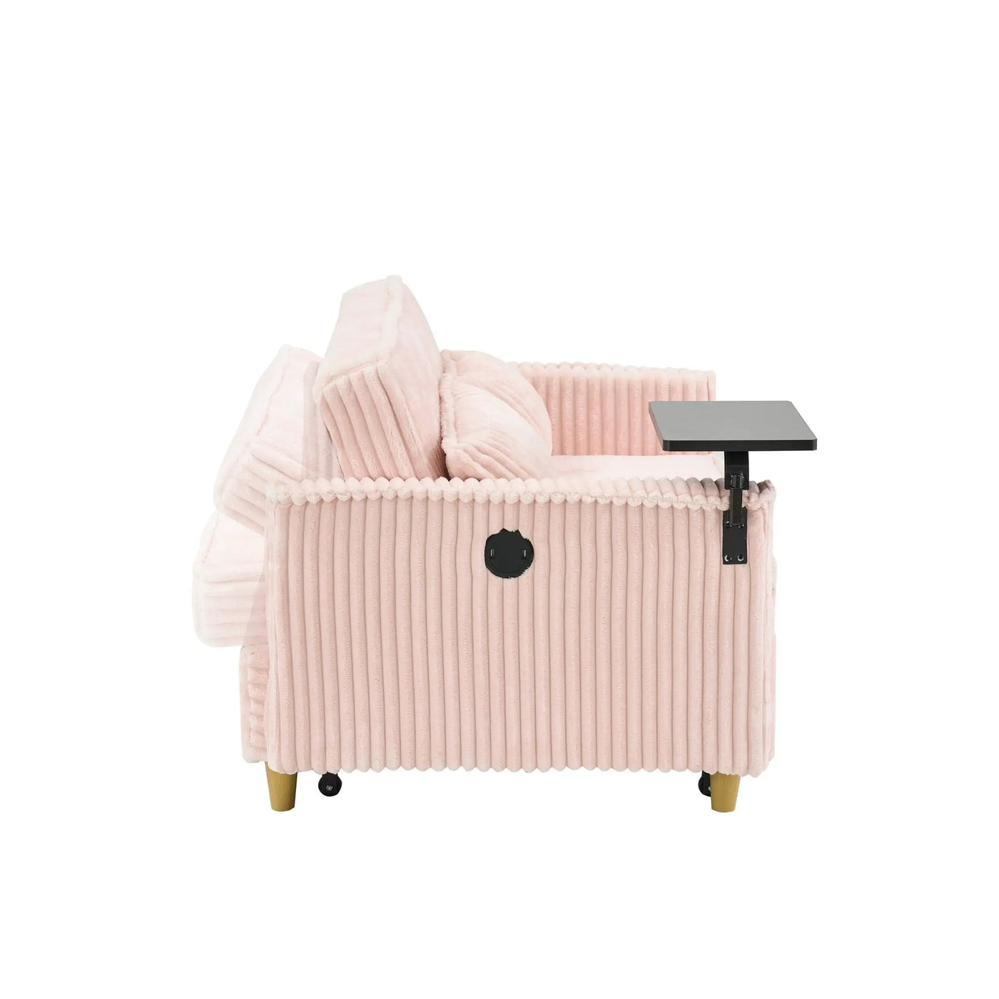 Pull Out Sofa With Movable Tabletop And USB Ports by HouseOfZazla