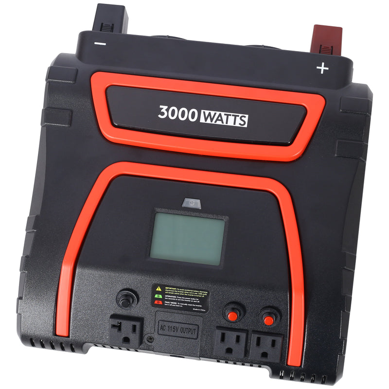 3000 Watt Power Inverter with LED Display - Modified Sine Wave - Plastic, photo 3 of 9