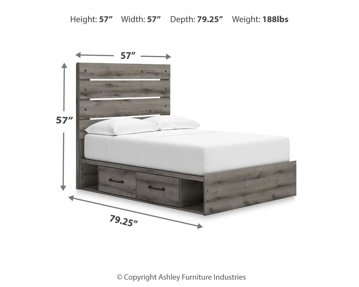 Graystorm - Panel Storage Bed by Unique Piece Furniture