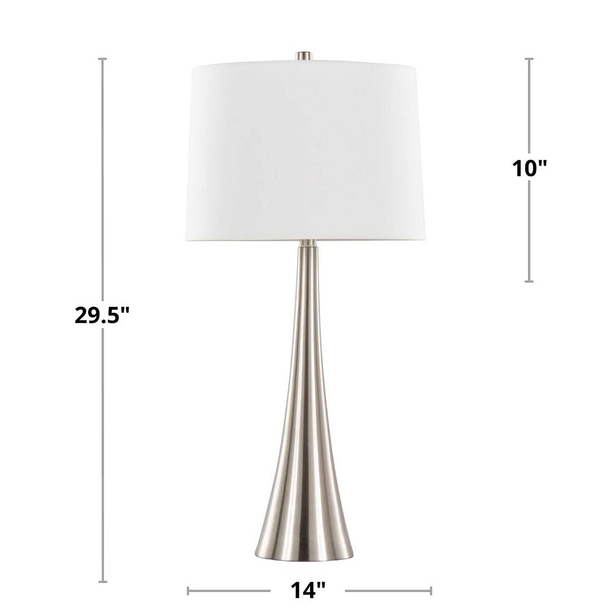 Diana - Contemporary Table Lamp (Set of 2) by HouseOfZazla