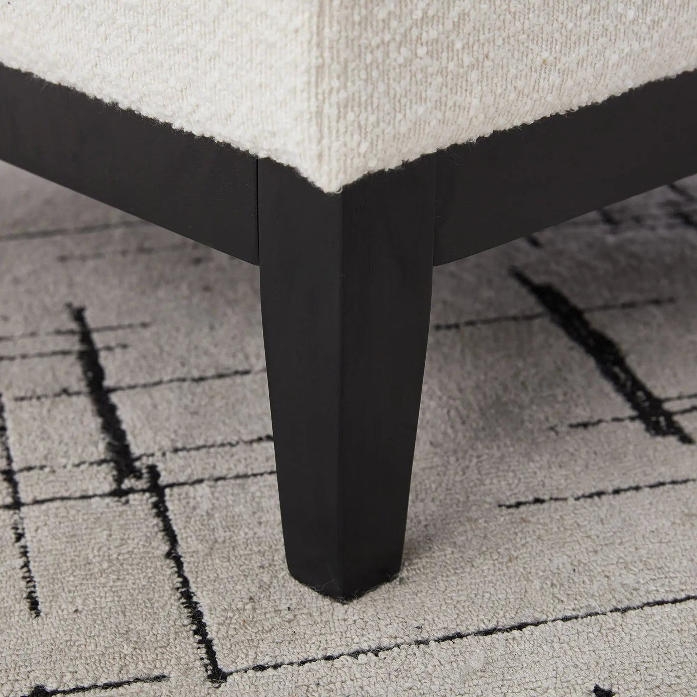 Upholstered Storage Ottoman With Reversible Lid Coffee Table With Rubberwood Legs by HouseOfZazla