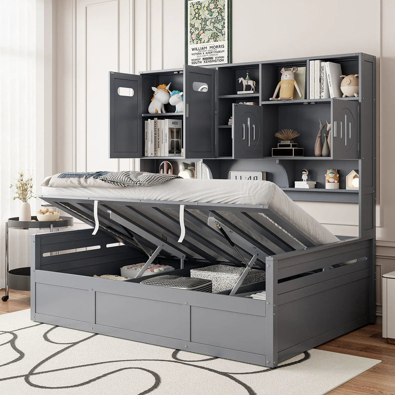 Daybed With All-In-One Cabinet And Shelf by Unique Piece Furniture