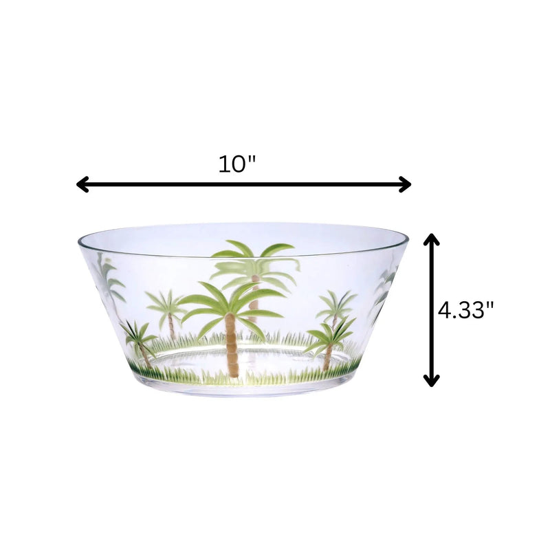 Palm Tree Acrylic Serving Bowls by HouseOfZazla