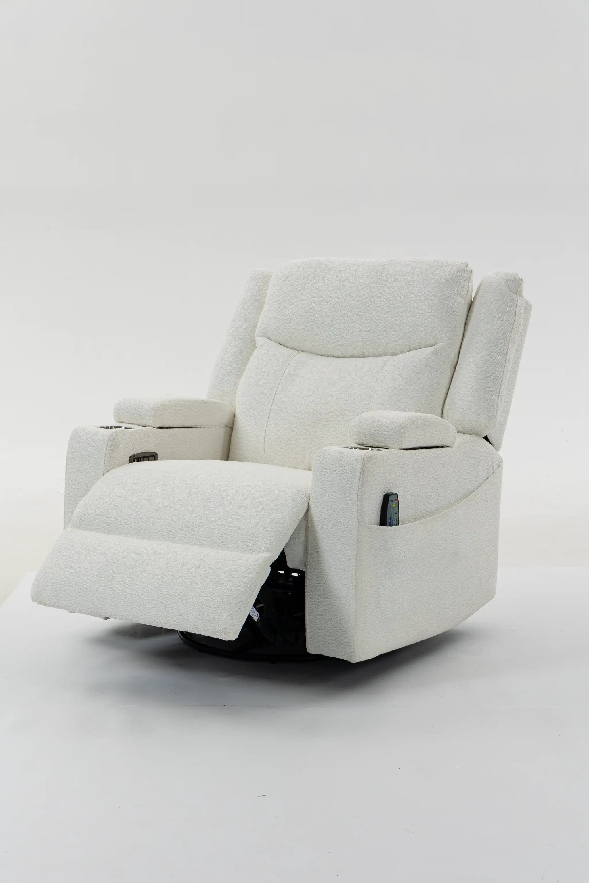 Extra Wide Power Recliner Chair with Heat Massage by HouseOfZazla