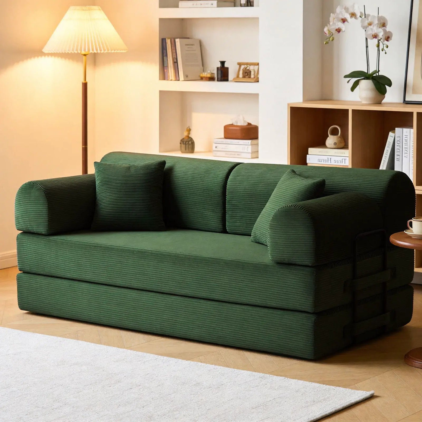 Convertible Sleeper Sofa Bed, Floor Lounge Couch For Living Room by HouseOfZazla