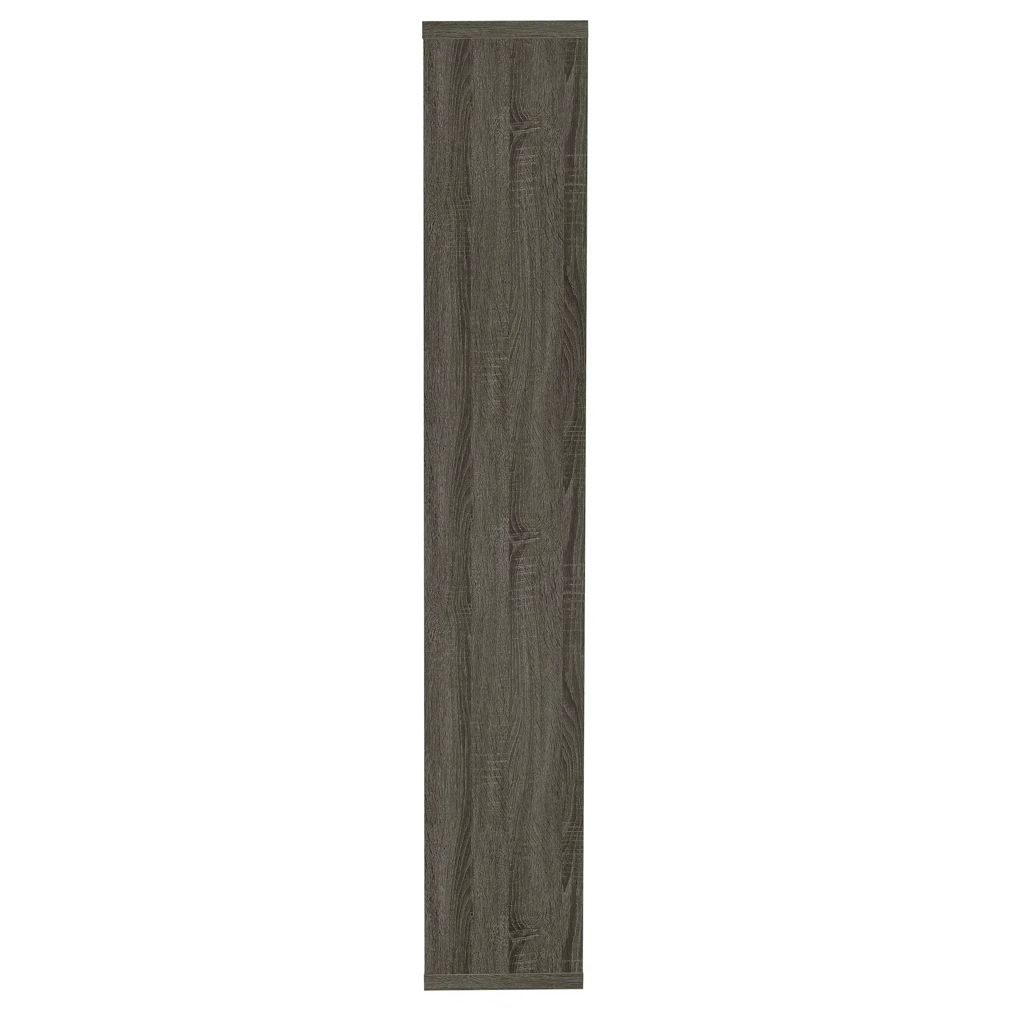 Theo 71-inch 6-shelf Bookshelf Weathered Grey by Unique Piece Furniture